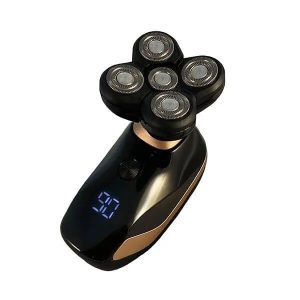 Boxili elektromos fejborotva (5 vágó fej, LCD kijelző)