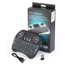 Mini wireless billentyűzet Backlit - multifunkciós