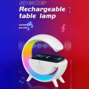 BT 2301 kabelloses Ladegerät für Mobiltelefone, Bluetooth-Lautsprecher und RGB-LED-Lampe