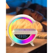 BT 3401 vezetéknélküli telefontöltő, bluetooth hangszóró és RGB led lámpa