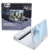   B18 Bluetooth képernyőnagyító és hangszóró (szürkés-fehér)