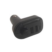 C12 Zigarettenanzünder – USB-Konverter mit RGB-Ambientebeleuchtung