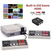 Klassische Spielkonsole mit 620 vorinstallierten Retro-Spielen und 2 Controllern